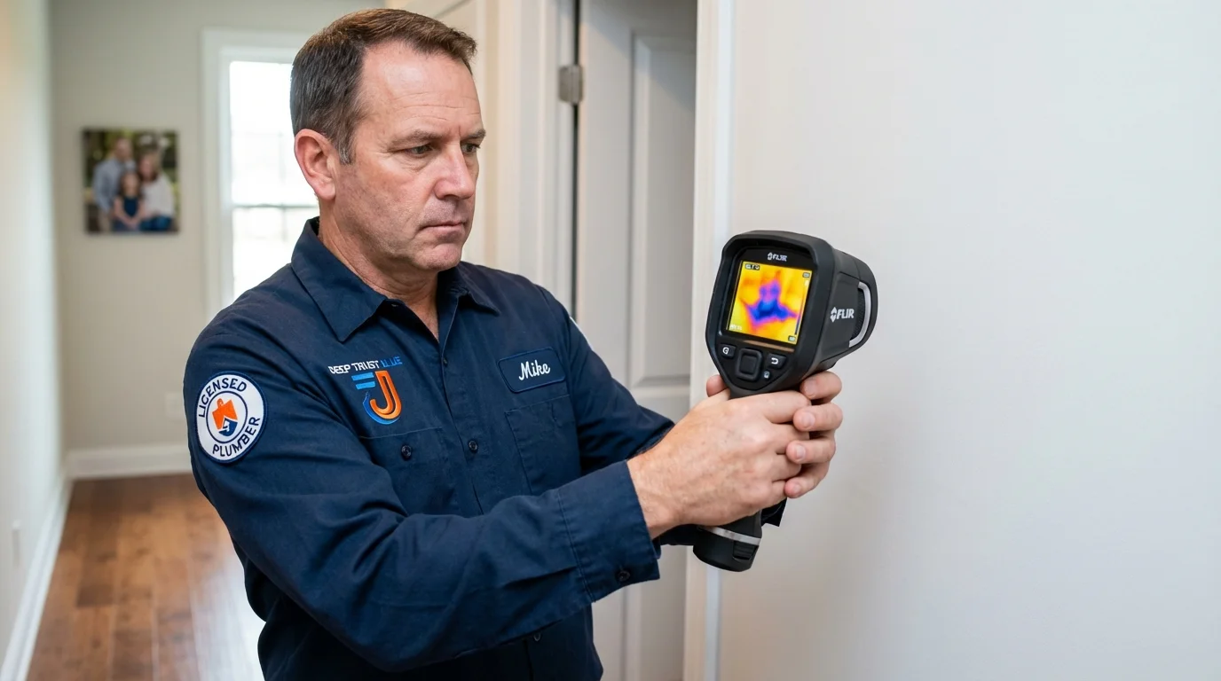 Thermal imaging leak detection by Johns Plumbing LLC in Aberdeen Proving Ground